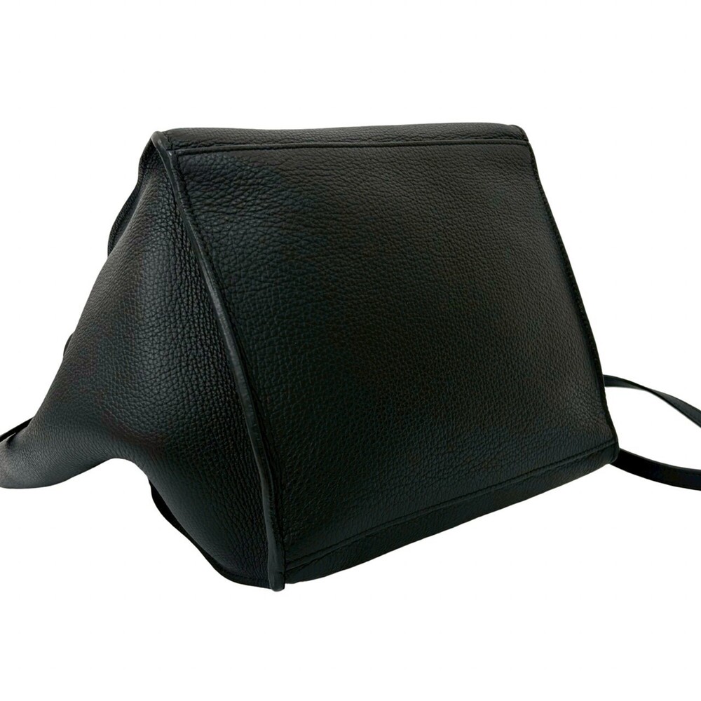 CELINE Big Bag Small Leather 2-Way Handbag Tote Black 64994 - Picture 7 of 10